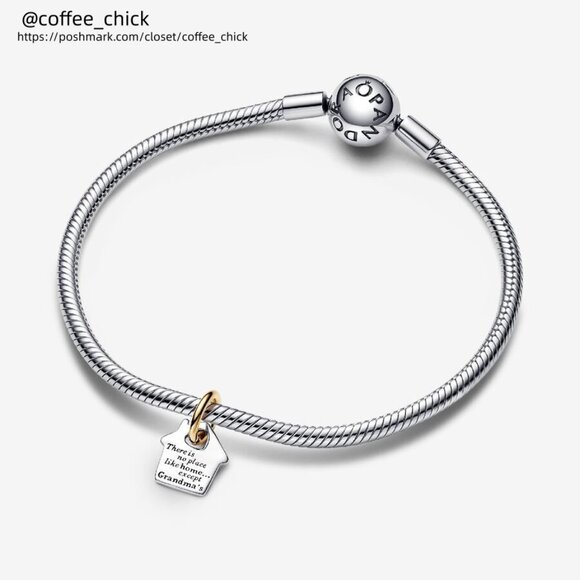 Pandora Two-tone Grandma's House Dangle Charm|Two-tone - Picture 2 of 2